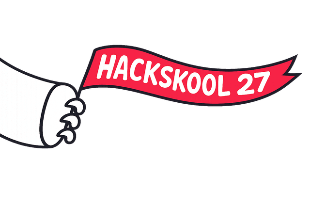 Hackskool 27 sticker